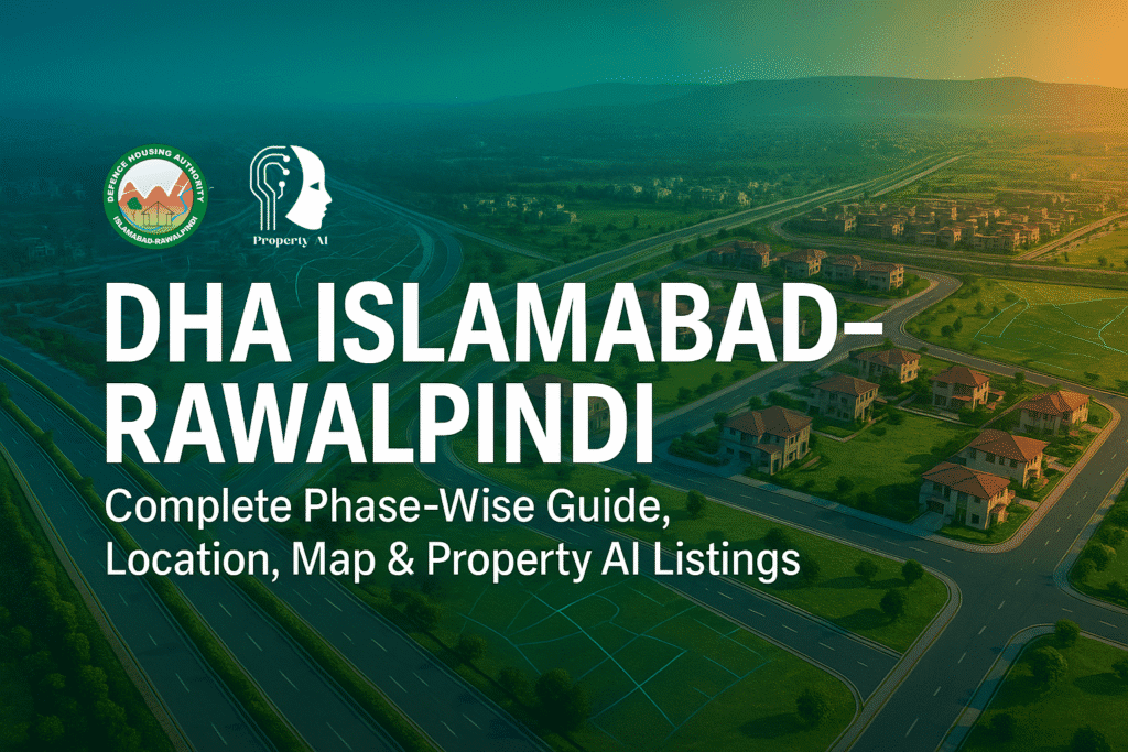 DHA Islamabad–Rawalpindi | Complete Phase-Wise Guide, Location, Map & Property AI Listings