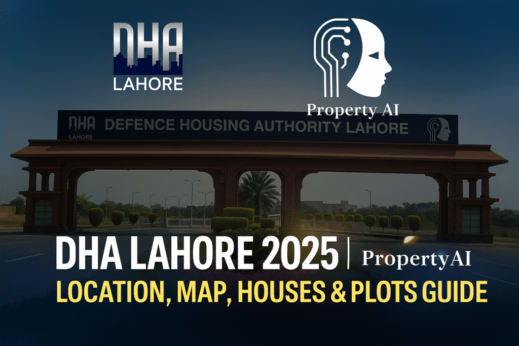 DHA Lahore Complete Guide: Location, Map, Phases 1-12, Houses & Plots for Sale