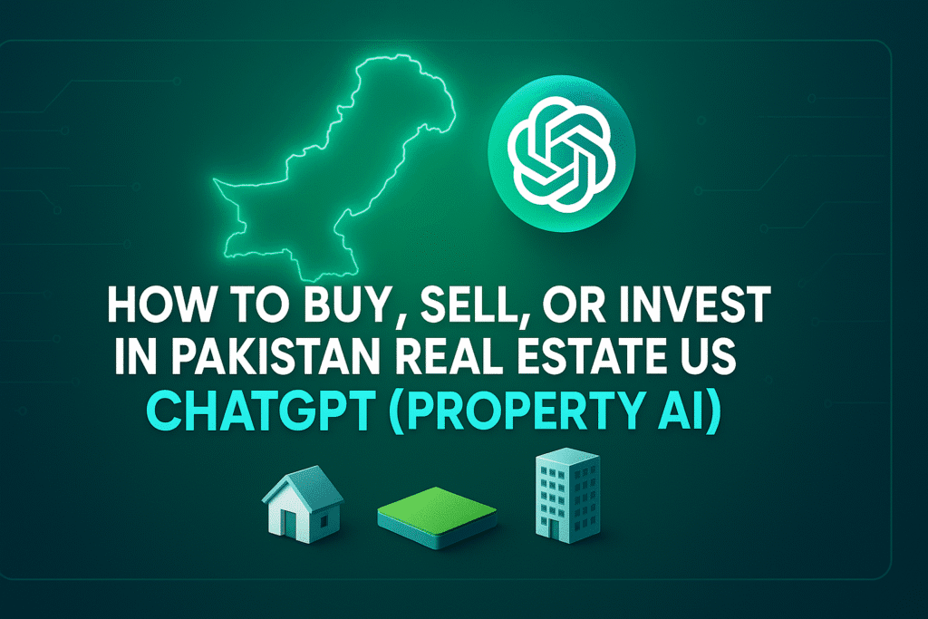 How to Buy, Sell, or Invest in Pakistan Real Estate Using ChatGPT (Property AI)