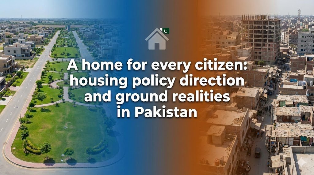 A home for every citizen: housing policy direction and ground realities in Pakistan