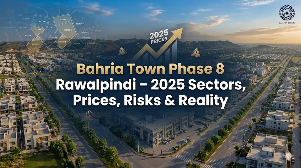 Bahria Town Phase 8 Rawalpindi – 2025 Sectors, Prices, Risks & Reality