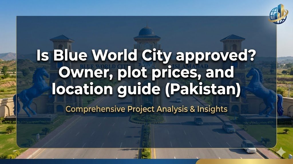 Is Blue World City approved? Owner, plot prices, and location guide (Pakistan)