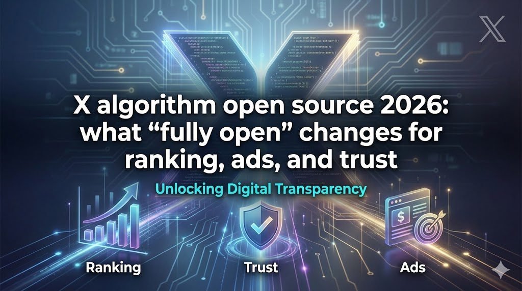 X algorithm open source 2026: what “fully open” changes for ranking, ads, and trust