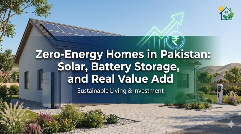 Zero-Energy Homes in Pakistan: Solar, Battery Storage, and Real Value Add