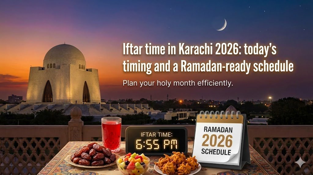 Iftar time in Karachi 2026: today’s timing and a Ramadan-ready schedule