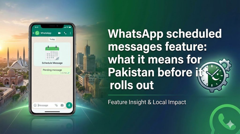 WhatsApp scheduled messages feature: what it means for Pakistan before it rolls out