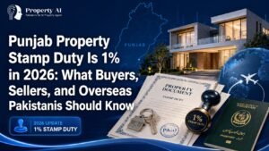 Punjab Property Stamp Duty Is 1% in 2026: What Buyers, Sellers, and Overseas Pakistanis Should Know