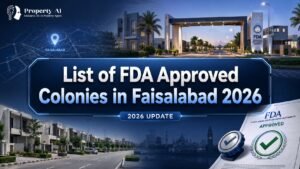 List of FDA Approved Colonies in Faisalabad 2026