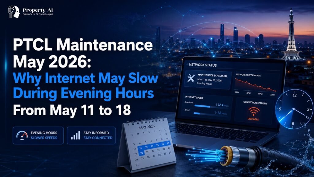 PTCL Maintenance May 2026: Why Internet May Slow During Evening Hours From May 11 to 18