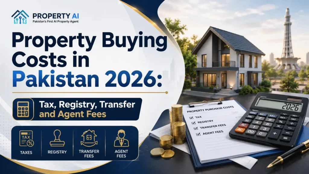 Property Buying Costs in Pakistan 2026: Tax, Registry, Transfer and Agent Fees